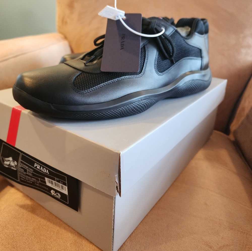 Brand New Men's Prada Calzature Uomo- Nero - Picture 3 of 6